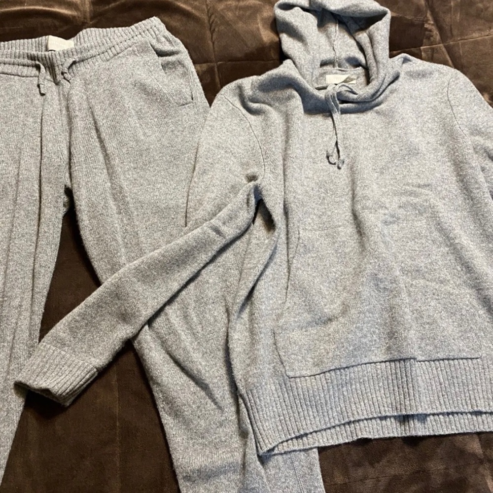 Everlane MENS grey wool jogger suit